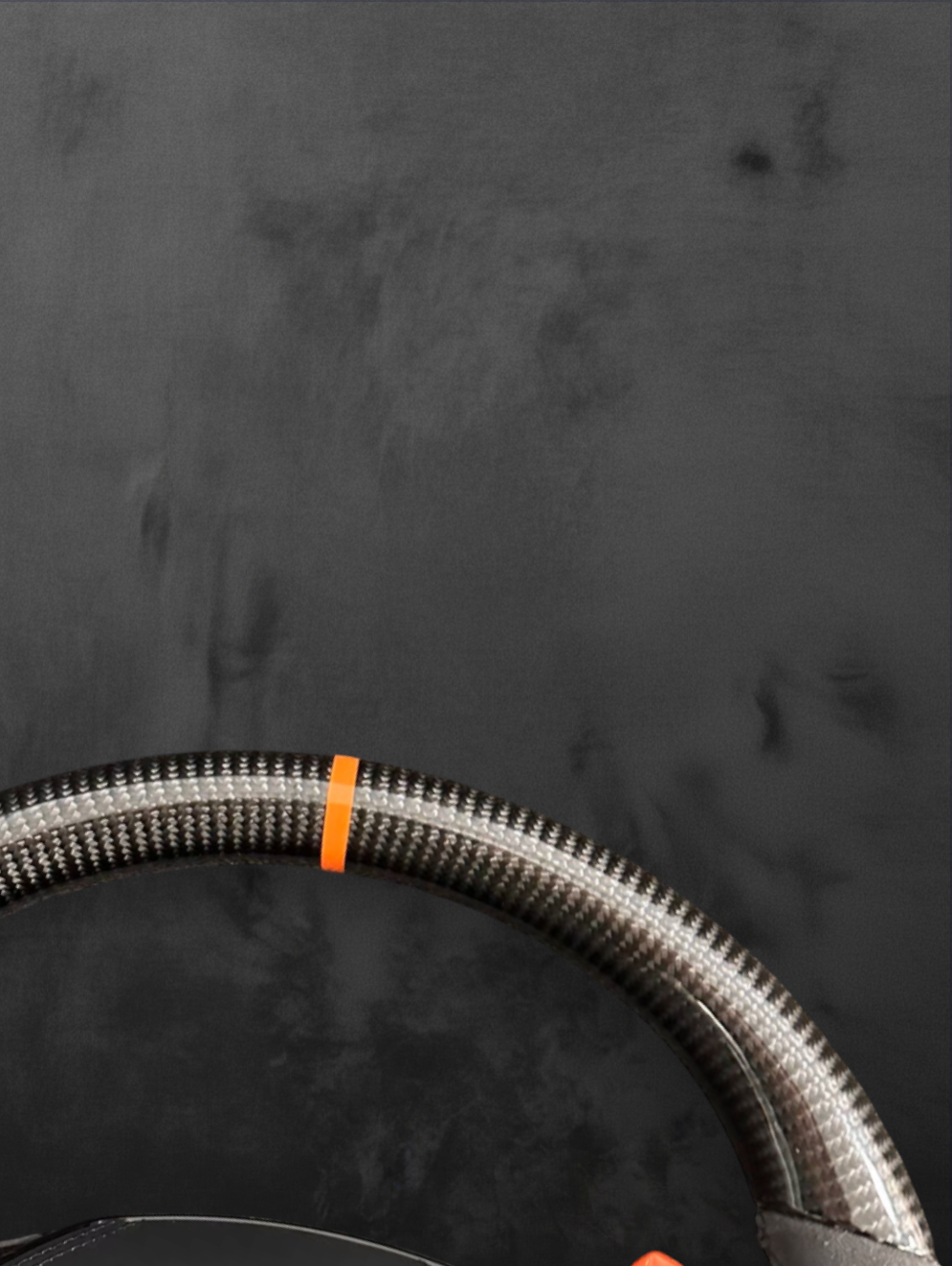 Custom Audi Steering Wheel Orange Edition