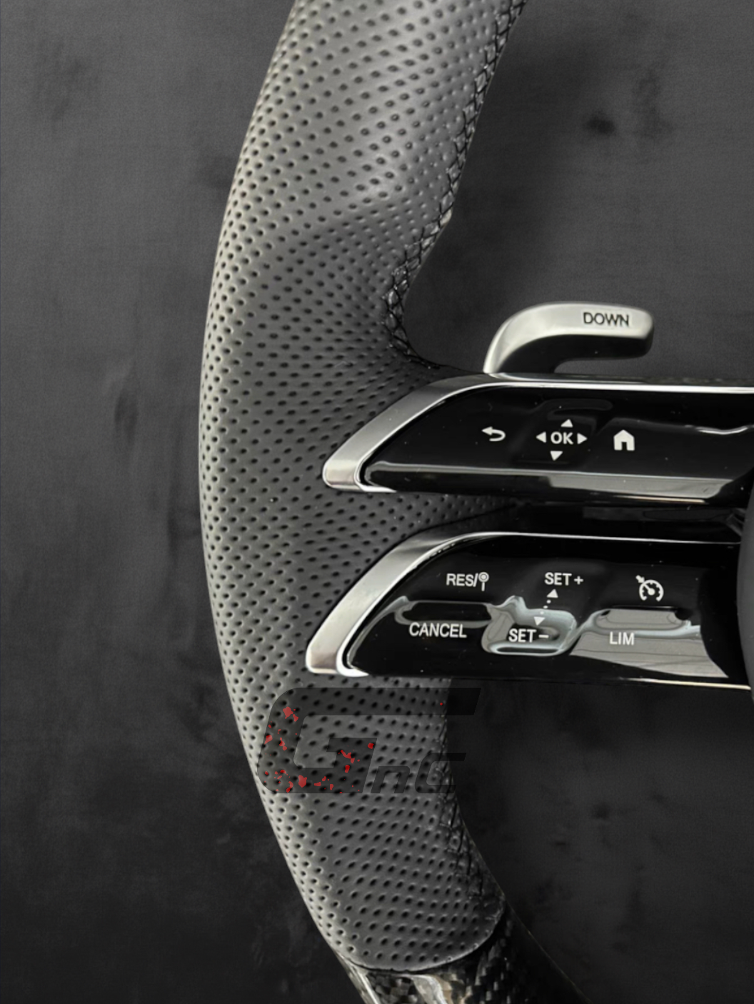 Custom AMG Carbon Performance Steering Wheel - LED Display