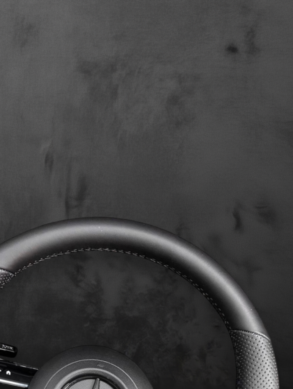 Custom AMG grey perforated leather - Performance Steering Wheel